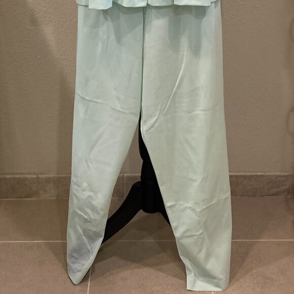 Vintage 1960s Women's Extra Large Pajama Set Lace Panel Raglan Sleeves Button Up - Picture 2 of 14